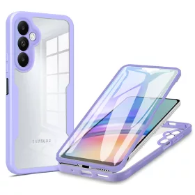   Techsuit - ColorVerse 360 tok kijelzővédővel - Samsung Galaxy A34 5G - Lila