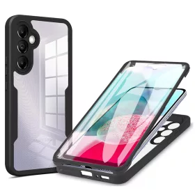   Techsuit - ColorVerse 360 tok kijelzővédővel - Samsung Galaxy A14 4G / A14 5G - Fekete