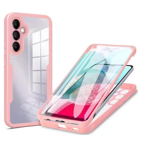   Techsuit - ColorVerse 360 tok kijelzővédővel - Samsung Galaxy A14 4G / A14 5G - Rózsaszín