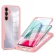 Techsuit - ColorVerse 360 tok kijelzővédővel - Samsung Galaxy A14 4G / A14 5G - Rózsaszín