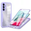 Techsuit - ColorVerse 360 tok kijelzővédővel - Samsung Galaxy A14 4G / A14 5G - Lila
