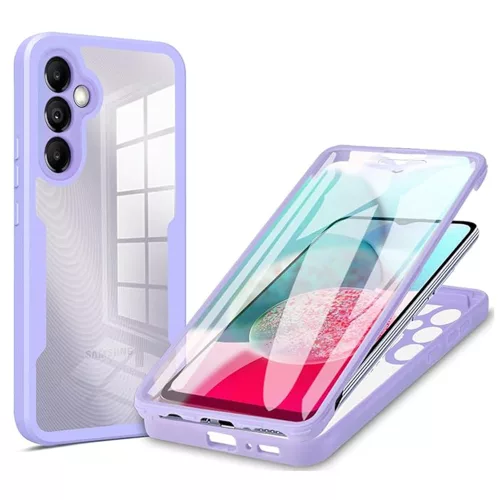 Techsuit - ColorVerse 360 tok kijelzővédővel - Samsung Galaxy A14 4G / A14 5G - Lila
