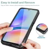 Techsuit - ColorVerse 360 tok kijelzővédővel - Samsung Galaxy A05 - Fekete