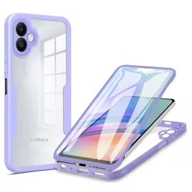   Techsuit - ColorVerse 360 tok kijelzővédővel - Samsung Galaxy A05 - Lila
