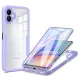 Techsuit - ColorVerse 360 tok kijelzővédővel - Samsung Galaxy A05 - Lila