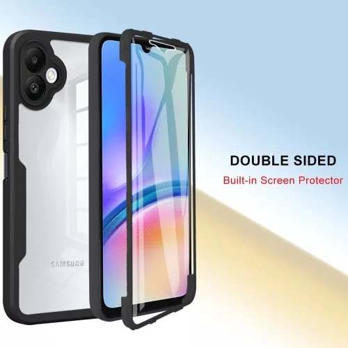 Techsuit - ColorVerse 360 tok kijelzővédővel - Samsung Galaxy A05 - Lila
