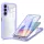 Techsuit - ColorVerse 360 tok kijelzővédővel - Samsung Galaxy A05s - Lila