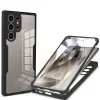 Techsuit - ColorVerse 360 tok kijelzővédővel - Samsung Galaxy S24 Ultra - Fekete