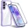 Techsuit - ColorVerse 360 tok kijelzővédővel - Samsung Galaxy A35 5G - Lila