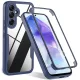 Techsuit - ColorVerse 360 tok kijelzővédővel - Samsung Galaxy A55 5G - Kék