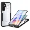 Techsuit - ColorVerse 360 tok kijelzővédővel - Samsung Galaxy A25 5G - Fekete