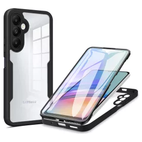   Techsuit - ColorVerse 360 tok kijelzővédővel - Samsung Galaxy A25 5G - Fekete