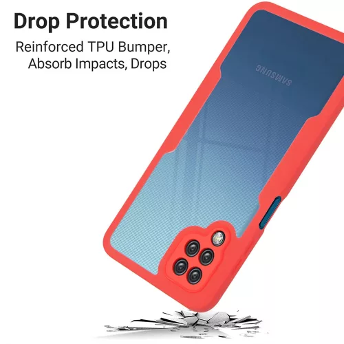 Techsuit - ColorVerse 360 tok kijelzővédővel - Samsung Galaxy A12 - Fekete