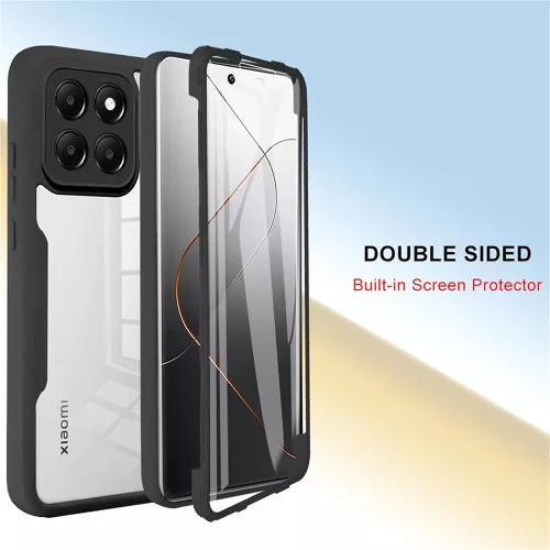 Techsuit - ColorVerse 360 tok kijelzővédővel - Xiaomi 14 - Rózsaszín