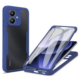   Techsuit - ColorVerse 360 tok kijelzővédővel - Xiaomi Redmi 13C 5G - Kék