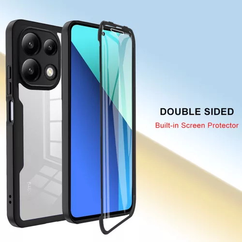 Techsuit - ColorVerse 360 tok kijelzővédővel - Xiaomi Redmi Note 13 Pro 4G / Poco M6 Pro 4G - Rózsaszín
