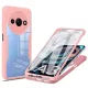 Techsuit - ColorVerse 360 tok kijelzővédővel - Xiaomi Redmi A3 / Redmi A3x - Rózsaszín