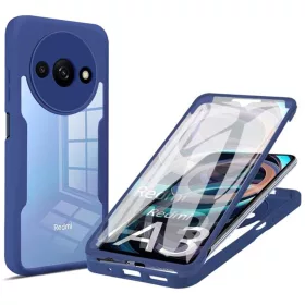   Techsuit - ColorVerse 360 tok kijelzővédővel - Xiaomi Redmi A3 / Redmi A3x - Kék