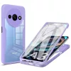 Techsuit - ColorVerse 360 tok kijelzővédővel - Xiaomi Redmi A3 / Redmi A3x - Lila