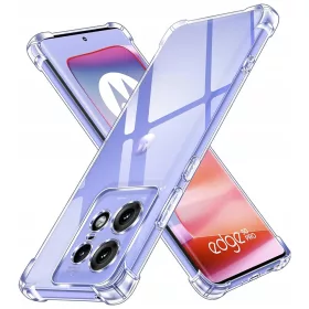   Techsuit - Shockproof Átlátszó Ütésálló Szilikon tok - Motorola Edge 50 Pro - Átlátszó