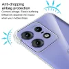 Techsuit - Shockproof Átlátszó Ütésálló Szilikon tok - Motorola Edge 50 Pro - Átlátszó