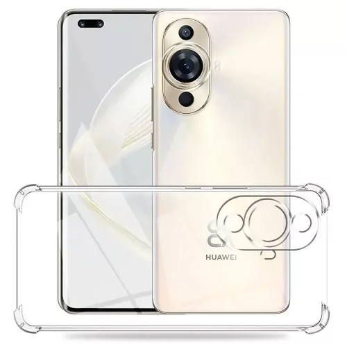 Techsuit - Shockproof Átlátszó Ütésálló Szilikon tok - Huawei nova 11 / nova 12s - Átlátszó
