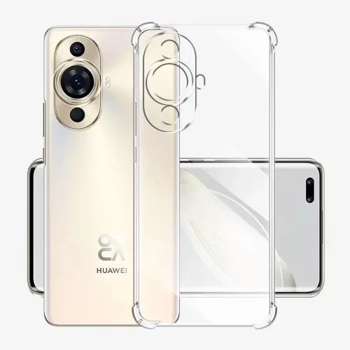 Techsuit - Shockproof Átlátszó Ütésálló Szilikon tok - Huawei nova 11 / nova 12s - Átlátszó