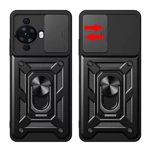 Techsuit - CamShield ütésálló tok - Huawei nova 11 / nova 12s - Fekete
