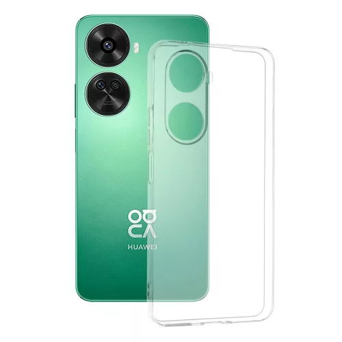 Techsuit - Clear Silicone - Huawei nova 11 SE / 12 SE - Átlátszó tok