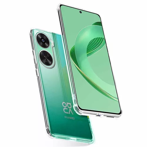 Techsuit - Shockproof Átlátszó Ütésálló Szilikon tok - Huawei nova 11 SE / 12 SE - Átlátszó