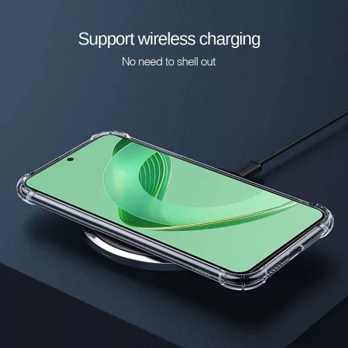 Techsuit - Shockproof Átlátszó Ütésálló Szilikon tok - Huawei nova 11 SE / 12 SE - Átlátszó