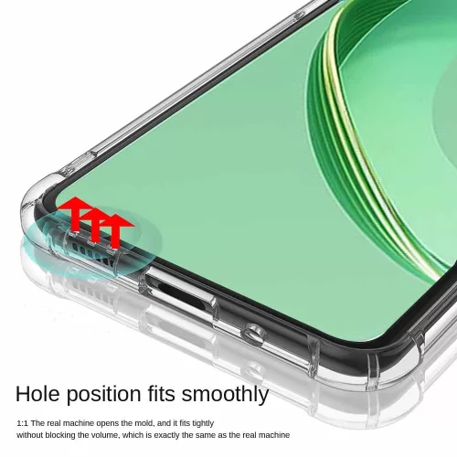 Techsuit - Shockproof Átlátszó Ütésálló Szilikon tok - Huawei nova 11 SE / 12 SE - Átlátszó
