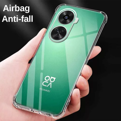 Techsuit - Shockproof Átlátszó Ütésálló Szilikon tok - Huawei nova 11 SE / 12 SE - Átlátszó