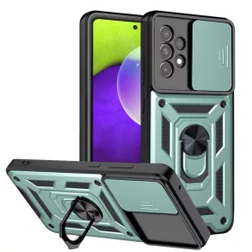   Techsuit - CamShield ütésálló tok - Samsung Galaxy A52 4G / A52 5G / A52s 5G - Zöld