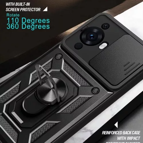 Techsuit - CamShield ütésálló tok - Huawei nova 11 / nova 12s - Zöld
