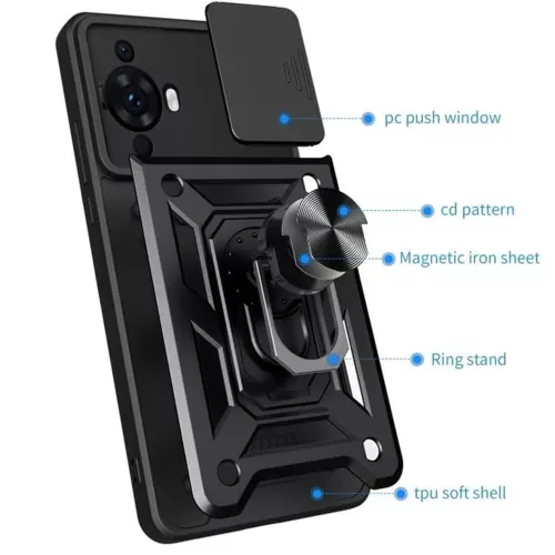 Techsuit - CamShield ütésálló tok - Huawei nova 11 / nova 12s - Zöld