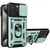 Techsuit - CamShield ütésálló tok - iPhone 15 Pro - Zöld