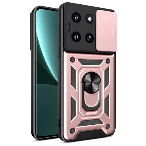 Techsuit - CamShield ütésálló tok - Xiaomi 14 - Rosegold
