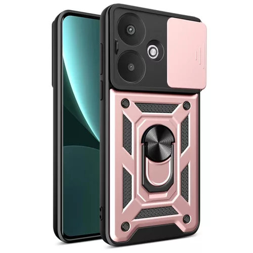 Techsuit - CamShield ütésálló tok - Xiaomi Redmi 13C 5G - Rosegold