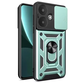   Techsuit - CamShield ütésálló tok - Xiaomi Redmi 13C 5G - Zöld