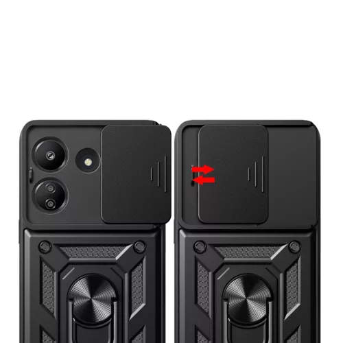 Techsuit - CamShield ütésálló tok - Xiaomi Redmi 13C 5G - Zöld