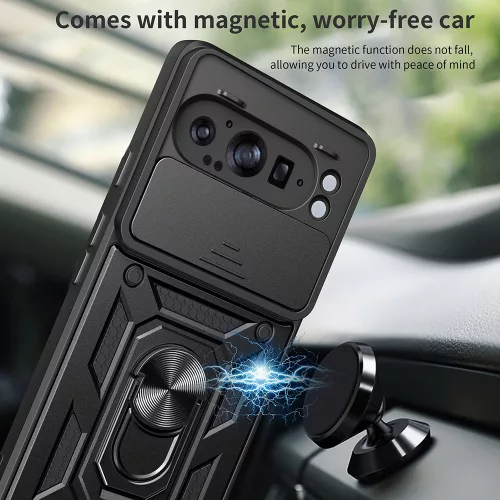 Techsuit - CamShield ütésálló tok - Google Pixel 9 Pro XL - Zöld