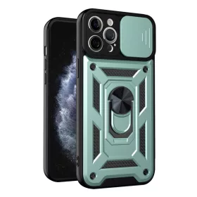   Techsuit - Camshield ütésálló tok - iPhone 11 Pro Max - Zöld