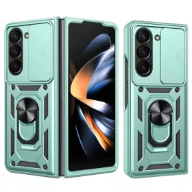   Techsuit - CamShield ütésálló tok - Samsung Galaxy Z Fold5 - Zöld