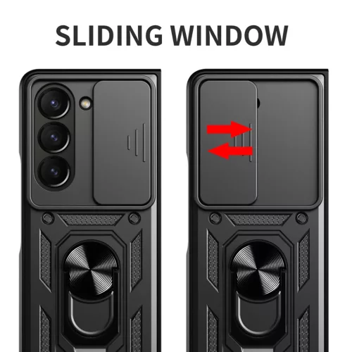 Techsuit - CamShield ütésálló tok - Samsung Galaxy Z Fold5 - Zöld