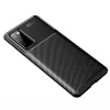Techsuit - CarbonFiber szilikon tok - Samsung Galaxy S20 FE / S20 FE 5G - Fekete
