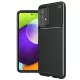 Techsuit - CarbonFiber szilikon tok - Samsung Galaxy A52 4G / A52 5G / A52s 5G - Fekete