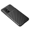Techsuit - CarbonFiber szilikon tok - Samsung Galaxy A52 4G / A52 5G / A52s 5G - Fekete