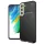 Techsuit - CarbonFiber szilikon tok - Samsung Galaxy S21 FE 5G - Fekete