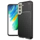 Techsuit - CarbonFiber szilikon tok - Samsung Galaxy S21 FE 5G - Fekete